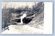 RPPC 1907. HANGING ROCK, MADISON, IND. POSTCARD. GG17 picture