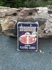 ARRCO Streamline No. 7 Giant Face Playing Cards Full Poker Deck picture