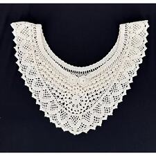 Lovely vintage crochet lace collar ecru picture