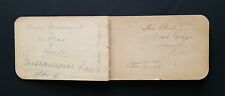 Antique 1880's Thomas Flint, Jr Personal NOTEBOOK During Dartmouth College Years picture