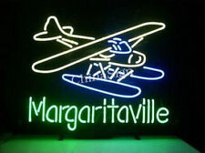 Jimmy Buffett's Margaritaville Airplane Plane Paradise Real Neon Sign Beer Light picture