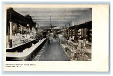 c1905 Interior Dalton's Quality Drug Store Syracuse New York NY Postcard picture