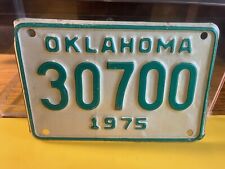 NATIVE AMERICAN OKLAHOMA COLLECTIBLE MOTORCYCLE LICENSE PLATE NEW RARE HTF picture