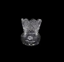 Vintage Cut Glass Faceted Pineapple Shape Toothpick Holder picture