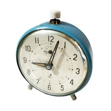 Vintage 1950s Turquoise Blue JAZ Alarm Clock picture