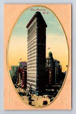 New York City NY, The Flatiron, Embossed, Vintage c1911 Souvenir Postcard picture