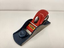 Vintage Stanley made in England Hand Plane red Blue Surface Block Flat  picture