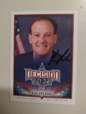 Lee Zeldin Autographed 2022 Decision Card RARE Former New York Congressman picture