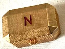 Vintage Norell concentrated Solid Perfume in Gold Treasure Chest -  picture