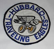 HUBBARD TRAVELING EAGLES Cloth Original EMBROIDERED PATCH 5 7/8