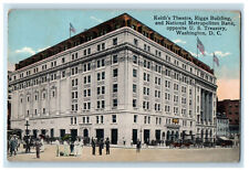 c1910 Keith's Theatre Riggs Building Washington DC Posted Antique Postcard picture