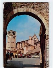 Postcard Basilica of St. Francesco, Assisi, Italy picture