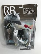 Lanard Royal Breeds Dapple Grey Mare  8” Horse Figure Horse Toy New picture