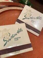 2-Vintage Southern Hills Country Club Matchbooks Tulsa, Oklahoma picture