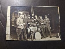 Mint Vintage 1914 Germany RPPC Postcard Mechanics and Engine picture