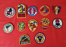 Set of 12 Different Unused Vintage BSA Region Patches picture