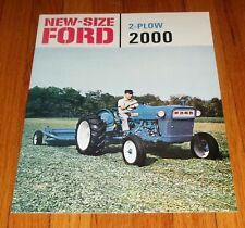1962 1963 1964 1965 Ford 2-Plow 2000 Tractor Sales Brochure picture