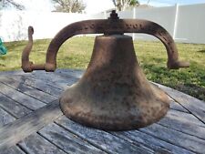 Large Antique Fredericktown #2 Schoolhouse Church Townhall Bell picture