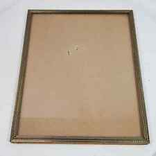 Vintage Mid Century Metal Frame 8x10 Inch Photo Picture No Hanger picture
