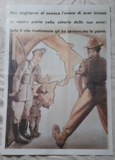 WW2 1943 ITALY Fascist Original British American Generals Prepare Invasion Italy picture