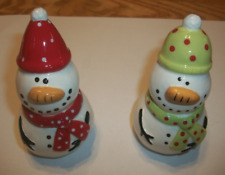 Snowman Salt & Pepper Set By Silvestri Christmas #20120156 picture