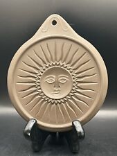 Clay Cookie Press Sun Vintage Boho picture