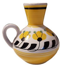 RARE VINTAGE MCM Elle Keramikk Norway Handcrafted Ceramic Vase 4.75