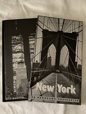 Vintage NOS Sepia New York Skyline Panoramic Postcards Henri Silberman Box /24 picture
