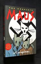 SIGNED THE COMPLETE MAUS ART SPIEGELMAN HC BANNED BOOK picture