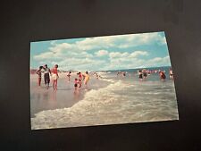 Vintage postcard, beach, surf bathing, Chesapeake Beach, Md picture