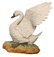 Mute Swan By Enesco 7' Vintage Bisque Porcelain picture