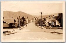 cass street roseburg Oregon RPPC Douglas County 1920 real photo picture