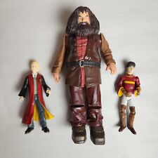 Harry Potter Hagrid 9” Mattel 2001 + McFarlane Harry Potter Draco Malfoy 5