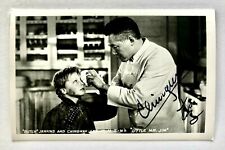 1950s Chingwah Lee Butch Jenkins Little Mr Jim Movie Scene Signed RPPC Postcard  picture
