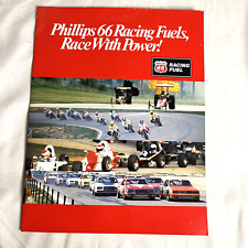 Phillips 66 Racing Fuels Brochure Auto Car Motorcycle Vintage Advertisement 1989 picture