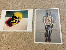 LOT Vintage Andy Warhol Postcards Skull Self Portrait NEW NOS Unused Color x TWO picture