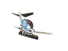 Alaska Airlines  Boeing 727 Small  Lapel Pin Eskimo On Tail 1970