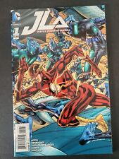 JLA JUSTICE LEAGUE OF AMERICA #1 (2014) DC 52 COMICS FLASH CONNECTING VARIANT picture