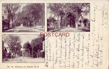 pre-1907 No. 14 STREETS OF KEENE, N H 1903 views of Court, West & Washington Sts picture