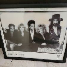 Framed picture Fleetwood Mac logo at bottom, Warner Brothers records. 10x8 picture
