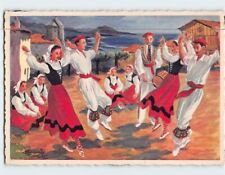 Postcard Arin Arin Dance Of The Cote Basque Spain picture