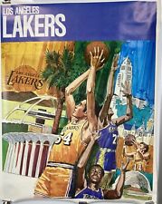 Vintage Rare 1970 Los Angeles Lakers 23 X 29 Inch Poster by Promotions Inc picture