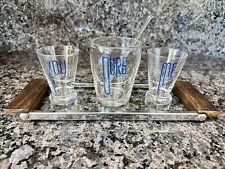 Mid Century Modern Cocktail Set You Me Ours Tray Swizzle Vintage 1960s Set Of 5 picture