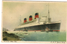 QUEEN MARY -(1936) -(C)--- Cunard Line (back printed 