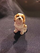 Stone Critters Animal Dog Figurine St Bernard #SCB027 Original Made In USA  picture