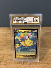 Flying Pikachu V #006/025 Celebrations 25th Anniversary Graded 10 Gem Mint picture
