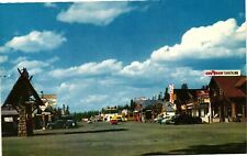 VTG Postcard- C8188. Scenic travel center, West Yellowstone, Mon. Unused 1960 picture