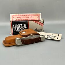 Vintage Schrade LB5 Smokey Lockback Pocket Knife NY Made in USA, Early 90's. NOS picture