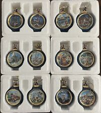 Bradford Exchange Ornaments Celebrating The Magic Of Disneyland Complete Set 12 picture