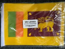 SRI LANKA Pack of 4 Mini flags 22cm x 15cm FLAG 9x6 inches picture